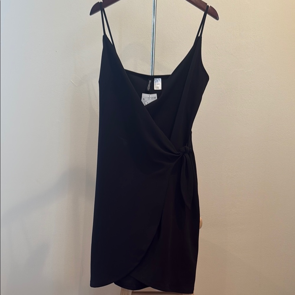 NWT Divided by H&M Black Wrap Dress